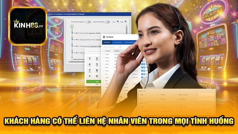 Các lĩnh vực hỗ trợ khi khách hàng Liên Hệ Kinh88